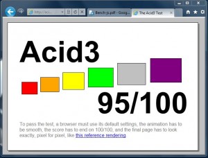 IE9 et acid3